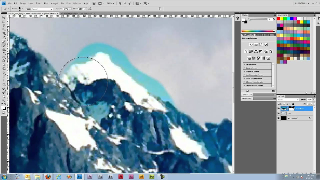 Layer Masks and Photo Manipulation in Photoshop - video 2