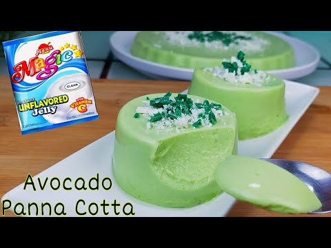Avocado Panna Cotta /Filipino Style
