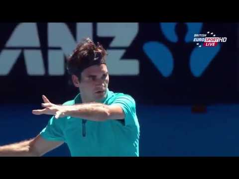 Roger Federer (2) V Benoit Paire - Australian Open 2013 R1