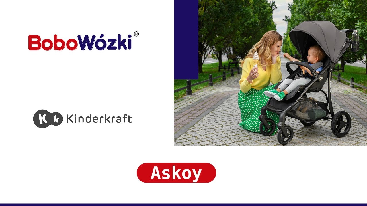 Watch Kinderkraft Askoy wózek spacerowy | BoboWózki® now Kinderkraft Askoy wózek spacerowy | BoboWózki®