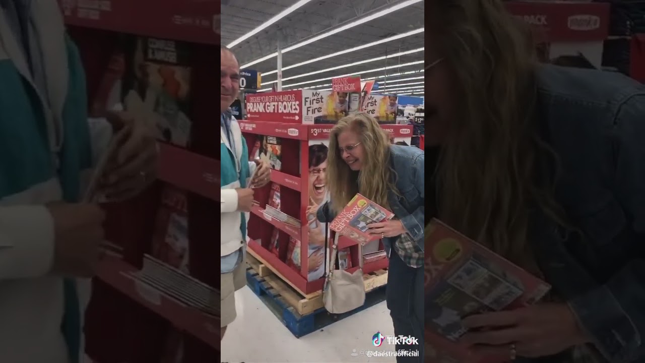 Middle Aged Blonde Mom Starts Peeing Her Blue Jeans In A Store! Pissing Her Pants At Target!