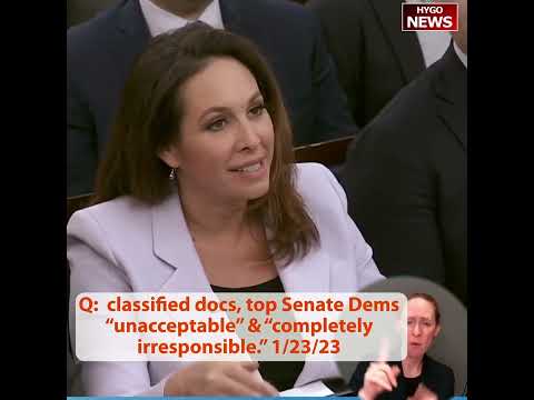 Q: classified docs, top Senate Dems “unacceptable” & “completely irresponsible.”