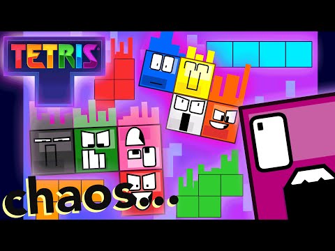 We INVADED TETRIS and Broke the game (Tetris Animation)