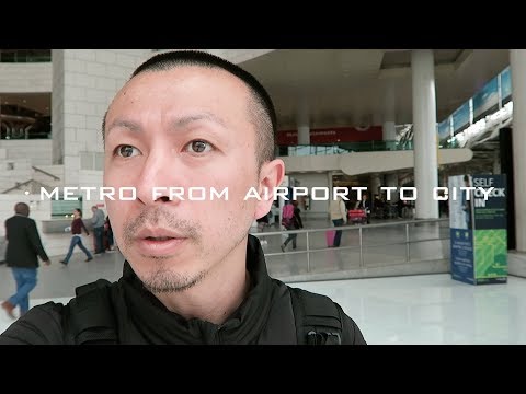 Viajar em Portugal 1🇵🇹Do Aeroporto de Lisboa à Cidade de Metro, Portugal Viagem #1 [Viagem]