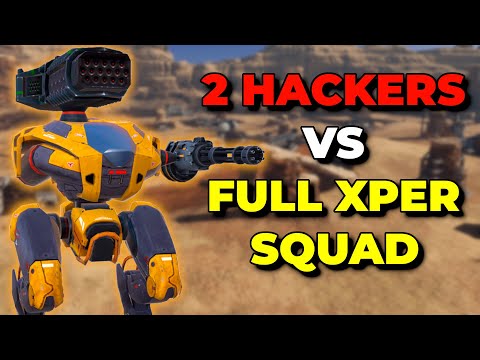 WR - 2 Hellburner Hackers Face A Full Squad Of Xper Players | War Robots