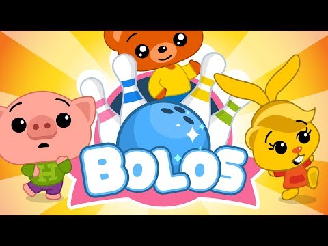 ¡Jugamos a los BOLOS! - Aprende los Números Derribando los Pinos de #Bowling 2  | Plim Plim