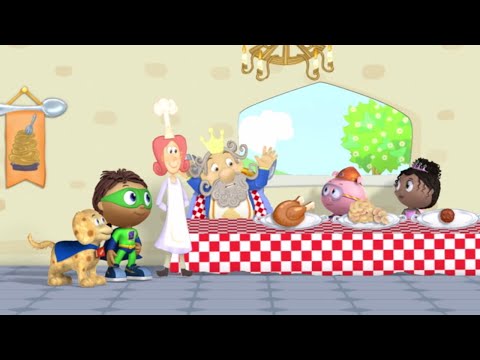Super Why 205 - Super WHY and King Eddie Who Loved Spaghetti | Cartoons for Kids