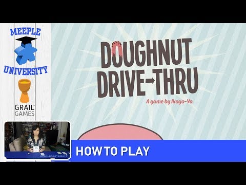 Doughnut Drive-Through Board Game – How to Play & Setup in 8 Minutes
