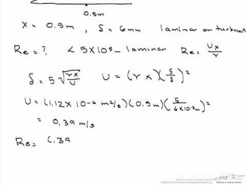 Boundary Layer Example Problem