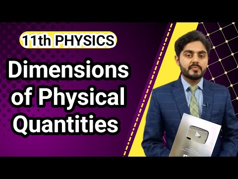 Dimensions of physical quantities class 11 | For all boards | National book foundation | punjab