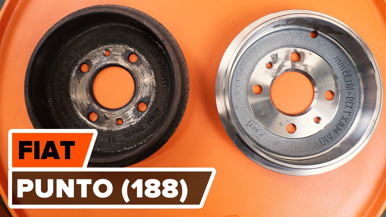 Jak vyměnit brzdový buben na Fiat Punto 188 – návod k výměně