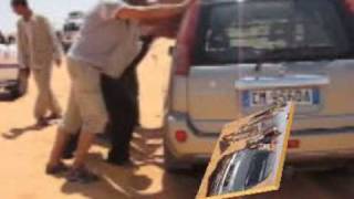 preview picture of video 'SOS IN TUNISIA :NISSAN X-TRAIL BLOCKED IN THE DESERT SAND- الصحراء'