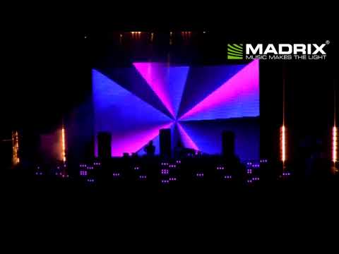 Global Dance Festival 2009 in Denver, Colorado. Red Rocks - MADRIX LED Lighting Control Software