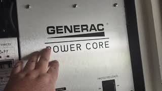 how to change out the power core in a power-cell generac inverter