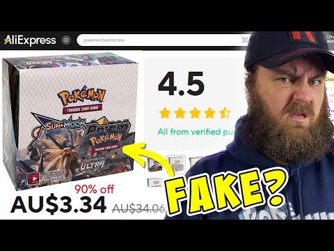 Buying Pokemon Booster Boxes on Aliexpress - Ultra Prism Opening