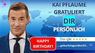 Kai Pflaume – Beispielvideo zum Geburtstag