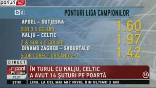 PONTURI CUPELE EUROPENE  »» 10 ponturi din LIGA CAMPIONILOR și EUROPA LEAGUE!