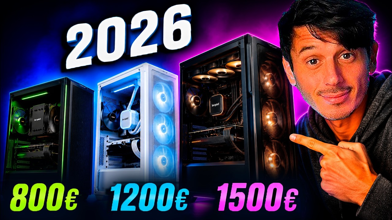 Mejores PC GAMING 2026 para TODOS los Presupuestos CALIDAD - PRECIO