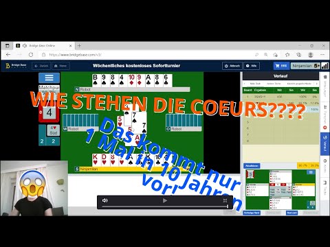 BBO Wöchentliches Kostenloses Soforturnier #3 - Wie häufig stehen die Trümpfe 7-0 ?