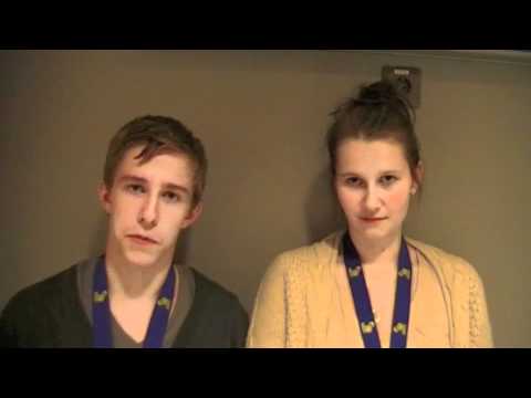 Euroopan mestarit Iikka Heino ja Mathilda Lindholm