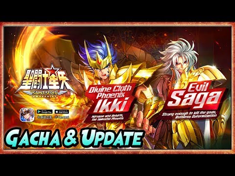 SUPER DAMN LUCKY DAY!! GACHA & UPDATE & PVP - Saint Seiya: Awakening