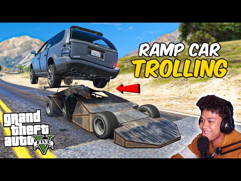 "RAMP CAR" TROLLING sa GTA 5 PLAYERS!! | Billionaire City RP