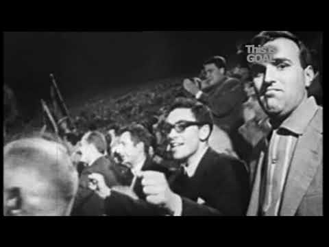 Goal! Sandro Mazzola. UEFA Euro Champion Clubs' Cup 1963/64. FC INTENAZIONALE MILANO - Real Madrid