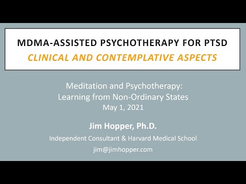 MDMA-Assisted Therapy for PTSD: Clinical and Contemplative Aspects, by Jim Hopper, PhD