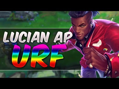 URF 2017 ALL RANDM - LUCIAN FULL AP MID LANE - Ultra Rapid Fire Arcade Map