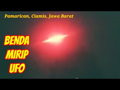 Heboh!!! Benda Mirip UFO Terbang Di Langit Pamarican || Kabupaten Ciamis Jawa Barat