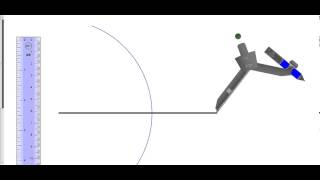 How to Find the Midpoint of a Line Segment Using a Compass