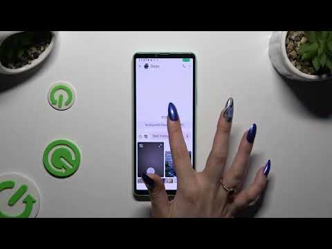 Sony Xperia 10 IV - How to Add Audio/Music or Video Files to a Text Message | Send Media Files