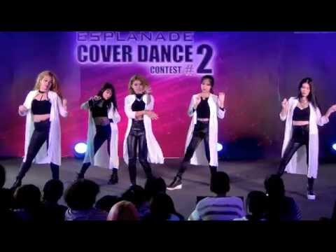 150614 4Tiny cover 4Minute - Huh + Crazy @Esplanade Cover Dance #2 (Audition)