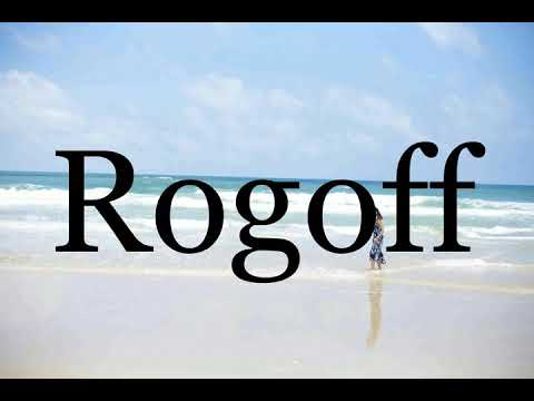 How To Pronounce Rogoff🌈🌈🌈🌈🌈🌈Pronunciation Of Rogoff