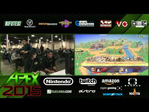 Apex 2015 - SSB4 - Top 16 - ZeRo vs MVD / Aerolink vs Nietono / Mew2King vs Nakat / Mr R vs Nairo