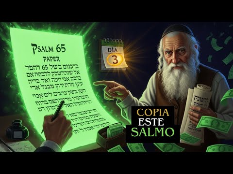 LOS SABIOS JUDÍOS DECÍAN: COPIA ESTE SALMO EN PAPEL VERDE Y EL DINERO LLEGARÁ EN 3 DÍAS...