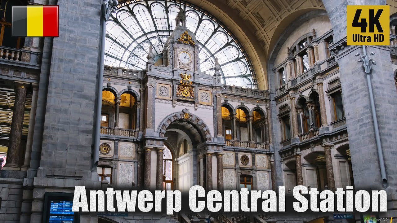Experience a virtual tour of Antwerp Central Station.