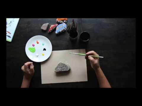 Floras naturpysslor – lär dig göra stenbilar