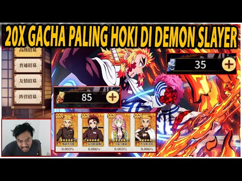 🔥🔥100TICKET GACHA UNTUK MENDAPATKAN PILAR API [DUPE TERUS SAMPAI PENSI] - KIMETSU NO YAIBA