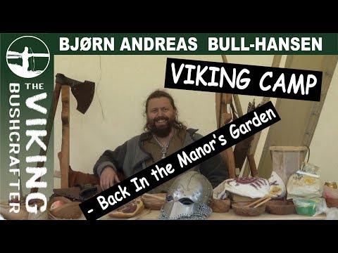 Viking Camp In the Manor's Garden 2 - Bow and Arrow, Viking Crafts By the Campfire