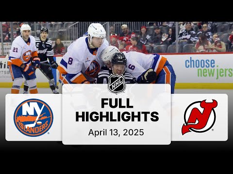 NHL Highlights | Islanders vs. Devils - April 13, 2025