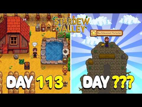 Can I Get EVERY Stardew Valley 1.6 Achievement in Under Two Years? | Year 2