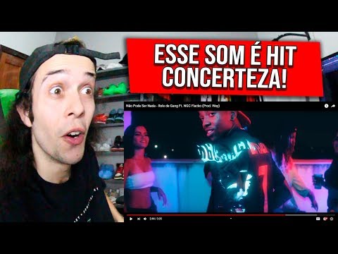 (OLHA O NGC FLACKO 😱) REAGINDO a Não Pode Ser Nada - Role de Gang Ft. NGC Flacko - REACT/REAÇÃO