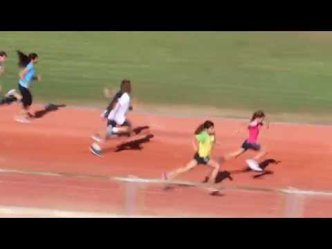 Anastasia Bukatina. Cyprus. Limassol. Workout. Race with an older kids.