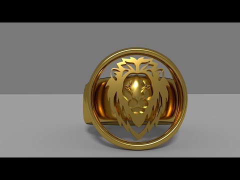 3d lion ring tutorial in blender