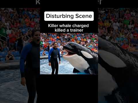Killer Whale attacked a trainer live.