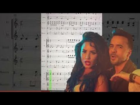 Échame la culpa (Luis Fonsi y Demi Lobato) Orquesta escolar (partitura)
