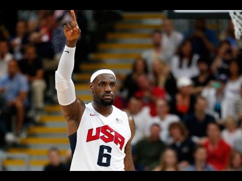 LeBron James Full Highlights 2012.07.16 vs Brazil - 30 Pts, Sick Dunks!!!!
