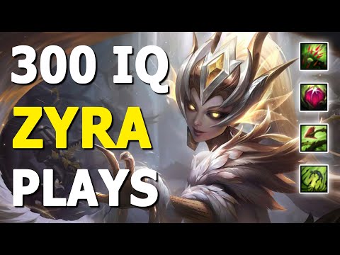 300 IQ Zyra Plays - Zyra Montage / Zyra Gameplay (League of Legends)