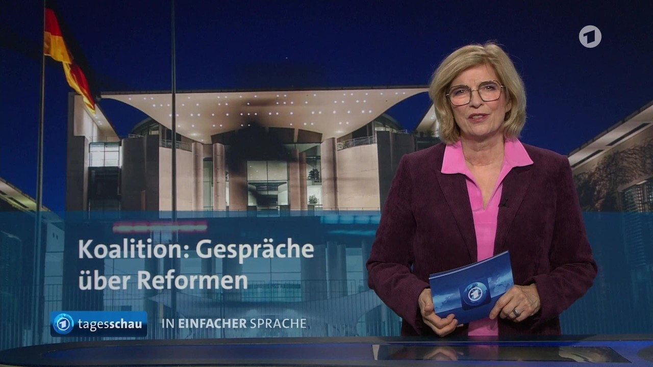 tagesschau in Einfacher Sprache 19:00 Uhr, 08.10.2026